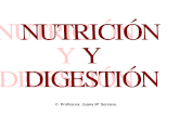 Nutrición y digestión