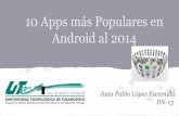 Juan Pablo López Escamilla DN-13 Aplicaciones para Android mas Populares