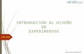 Introducción al diseño de experimentos