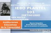 Presentación - Instituto de Estudios de Bachillerato del Estado de Oaxca IEBO Plantel 101