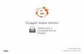 Configuración e interacción con Blogger