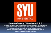 Tratamiento de efluentes - SYU AMBIENTAL