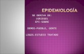 Epidemiología generalidades y ciencias afines