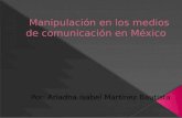 Manipulación en los medios de comunicación en México