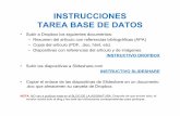 Instructivo Tarea Base de Datos- Mediaciones en educación