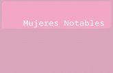 Mujeres notables