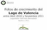 Fotos de crecimiento del lago de valencia entre abril 2012 y noviembre 2011 ok