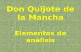 Elementos de narración en Quijote
