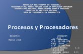 Procesos y procesadores grupo # 5