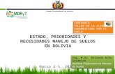 Estado, prioridades y necesidades para el manejo sostenible del suelo en Argentina - Orlando Achu