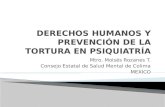 DERECHOS HUMANOS PREVENCION TORTURA PSIQUIATRIA