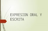 Diaposittivas de expresion oral y escrita TAREA N° 2