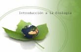 Introducción ecologia