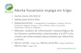 Alerta fusarium