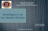 Investigación en las ciencias sociales