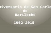 Aniversario Bariloche  tercero 2015 t.t.