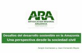 Desafíos del desarrollo sostenible en la Amazonía