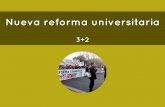 Nueva reforma universitaria