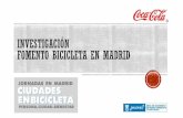 Estudio sobre perfiles diclistas en la ciudad de Madrid. Realizado por Coca-Cola. Begoña Fabián y Sandra Pina