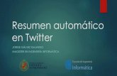 Resumen automático en Twitter