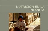 Nutricion en la infancia