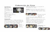 Elaboracion de pizza