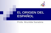 El Origen Del Español