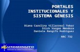 PORTALES INSTITUCIONALES Y SISTEMA GENESIS