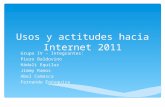 Uso y actitudes hacia internet 2011 resumen