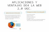 Aplicaciones y ventajas de la web 2,0 ugc