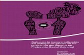 Guía para la transversalización del enfoque de género en los programas del Sistema de Protección Social Universal
