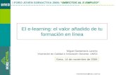 El e learning el valor añadido de la formación online (14 de noviembre 2006)