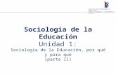 Sociología de la educación   unidad 1 - parte 2