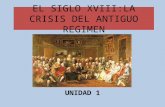 U.1  Siglo XVIII. LA crisis del antiguo régimen