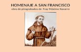 Obra de fray  M. Navarro sobre San Francisco de Asís