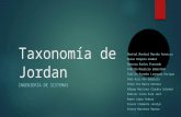 Taxonomía de Jordan