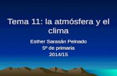 Tema 11: la atmósfera y el clima