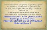 Construcción de polígonos, análisis de la relación entre los elementos de la circunferencia y el polígono