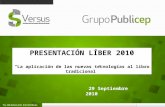 Presentación Liber,  Jesús Núñez (Consejero Delegado Grupo Publicep).