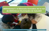 Biblioforma’t: el itinerario formativo de la Red de Bibliotecas Municipales de Sabadell