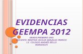 Evidencias geempa 2012 Manizales