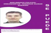 Programa politico- organizativo PODEMOS Ciudad Rodrigo