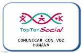 Sara Dobarro en TopTen Social