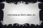 Generacion del 27