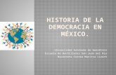 Historia de la democracia en méxico