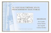 El vot electrònic en el procediment electoral