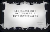 Legislaciones nacionales e internacionales presentacion