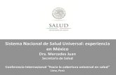 Presentacion sistema nacional salud universal en México