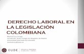 Derecho laboral en la legislación colombiana. Marisol Cruz.