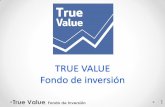 Presentacion True Value noviembre